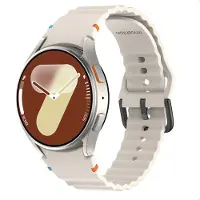 IMoshion Wave Siliconenband voor de Samsung Galaxy Watch 4 / 5 / 6 / 7 / FE (20 mm) - Starlight
