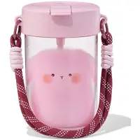 HEMA Waterfles 450ml Met Bandje Konijn