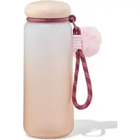 HEMA Waterfles 780ml Met Draagkoord Kleurverloop