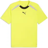 Puma Heren Teamliga26 Scheidsrechtershirt, geel met zwarte accenten en teamlogo