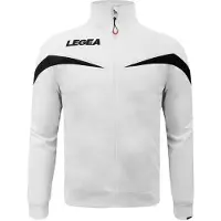 Legea Sportieve jas met rits, model Salvador - Wit - Maat 2XS - Kleine maten
