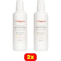 Fagron Licht Vettende Bad- en Doucheolie - Normale tot Droge Huid - 2 x 250ml - Voordeelverpakking