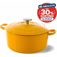 BK Bourgogne Braadpan 24 cm Sunset Yellow