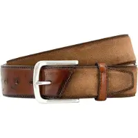 Lindenmann leren heren riem - cognac