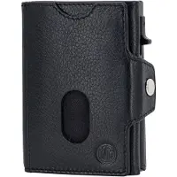 Lindenmann heren portemonnee RFID - zwart