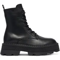 Tamaris Boots 'Chunky' zwart