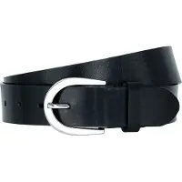 Lindenmann dames leren riem - zwart