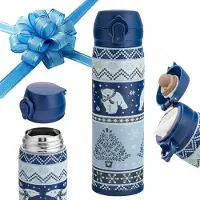Altomdesign Altom Design Thermosbier 450ml - Winterdesign