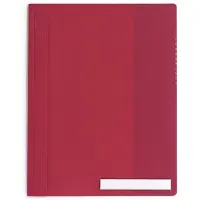 Durable Snelhechter A4 PVC extra breed rood