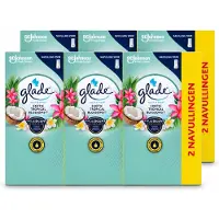 Glade 6 x - Touch & Fresh - Exotic Tropical Blossoms - 2x 10 ml - Voordeelverpakking - 6 stuks