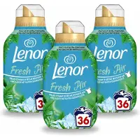 Lenor 3 x - Wasverzachter - Fresh Air Noorderlicht - Ultra Geconcentreerd - 36 Wasbeurten - Voordeelverpakking - 3 stuks