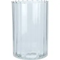 Mondex vaas - glas - cylinder met optisch effect - 18 x 28 cm