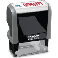 Trodat Gecontroleerd Kantoor stempel DE Blauw, Rood