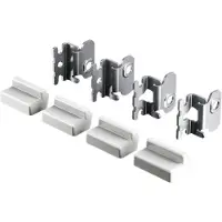 Rittal AX 2508.020 Wandhouder Voor wandmontage Plaatstaal 4 stuk(s) Piece
