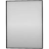 Proline Framed Spiegel Rechthoek Verzonken In Kader Optioneel 48x4x60 cm Mat Zwart