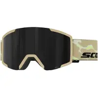 SCOTT - Skibrillen - Shield Mojave Beige Amp Black Chrome S3 voor Unisex