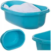 Kadax Lavare badkamerkom met handgrepen 12L turquoise