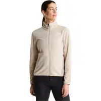 The North Face Functionele fleece jas 'GLACIER' stone grey / wit