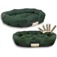 AIO Factory Hondenbed, 130x105 cm, personaliseerbaar, waterdicht, groen