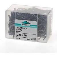 Hoenderdaal Draadnagel platkop 2,0x 40 blank(350)