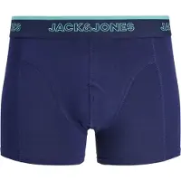 Jack & jones Boxershorts 'JACAaron' navy / groen / zwart / wit