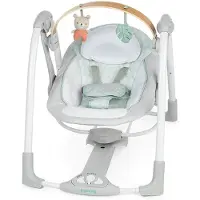 Ingenuity Cosy Spot - Babywipstoel elektrisch opvouwbaar - afneembare speelboog - schommelfunctie