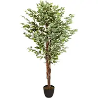 Hjh OFFICE FICUS | Kunstplant - Kunstplant Groen