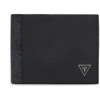 GUESS Portemonnee 'Sidney' donkergrijs / zwart