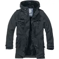 Brandit Winterjas - Parka - S tot 6XL - voor Mannen - zwart - Maat 6XL