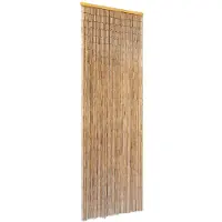 vidaXL Insectenwerend gordijn voor campers, bamboe, 56 x 185 cm