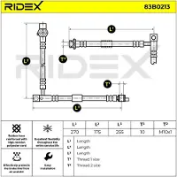 RIDEX 83B0213 Remslang