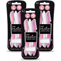 Wilkinson 3 x Intuition - Navulmesjes - Wenkbrauw Shaper - Precisie - 3 mesjes - Voordeelverpakking - 3 stuks