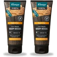 Kneipp 2 x - Douchegel - Men - Warm Woods - 2-in-1 - 200 ml - Voordeelverpakking - 2 stuks