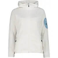 CMP - Women's Jacket Fix Hood 36G1226 - Fleecevest 42, wit/grijs