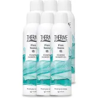 Therme 6 x - Finn Sauna - Schuimende Douchegel - Verfrissend - Verzorgend - 200ml - Voordeelverpakking - 6 stuks