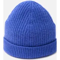 Damart - Pure kasjmier muts - Dames - Blauw - Eén maat