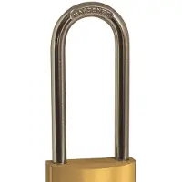 Kasp K12540L40 Hangslot 40 mm Verschillend sluitend Goud-geel Sleutelslot