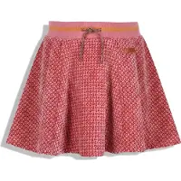 Nono korte A-lijn rok - roze Meisjes Polyester Effen - maat 122/128