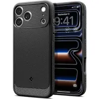 Spigen Rugged Armor Backcover MagSafe voor de Apple iPhone 18 Pro / 17 Pro - Matte Black