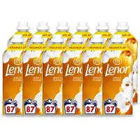 Lenor 12 x - Wasverzachter - Amber & Orchidee - Fris & Zacht - 87 Wasbeurten - Voordeelverpakking - 12 stuks