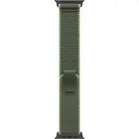 Apple Trail Loop Band voor de Watch | 44/45/46/49 mm - Maat M/L - Neon / Green Black Titanium