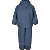 CeLaVi Regenkleding m. Bretellen - PU - China Blue - - 120 - Regenkleding