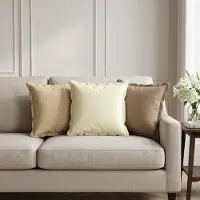 vidaXL Kussen met kussen HOUTEN 2 st Crèmekleurig Polyester
