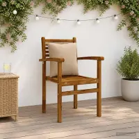 vidaXL Rugkussen PUTTEN 4 st 100% Polyester Zand 40 x 40 x 15 cm