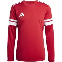 Adidas Squadra 25 Voetbalshirt Lange Mouwen Rood Wit