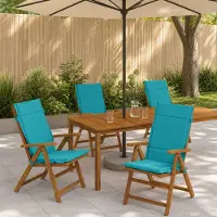 vidaXL Kussen voor stoel met hoge rug GEMERT 6 st 100% Polyester