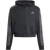 Adidas Sweatvest 'Seasonals Animal Full Zip' grijs / grafiet / zwart