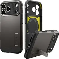 Spigen Tough Armor T MagSafe iPhone 18 Pro Max Hoesje Grijs