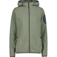 Campagnolo - Women's Jacket Fix Hood 36H1286 - Fleecevest 40, olijfgroen