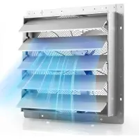 Vevor 624 mm afzuigventilator met lamellen